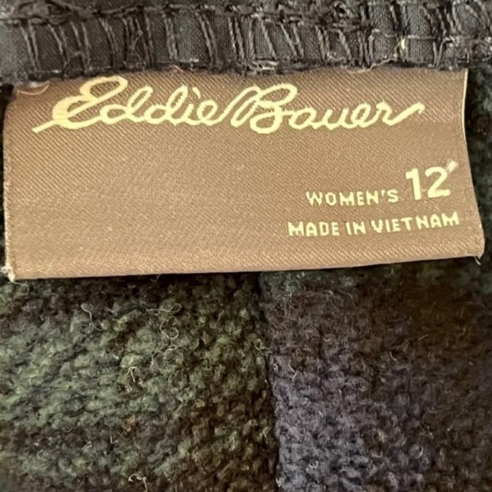Eddie Bauer Flannel-Lined Joggers  - Navy - 12 - Picture 9 of 9